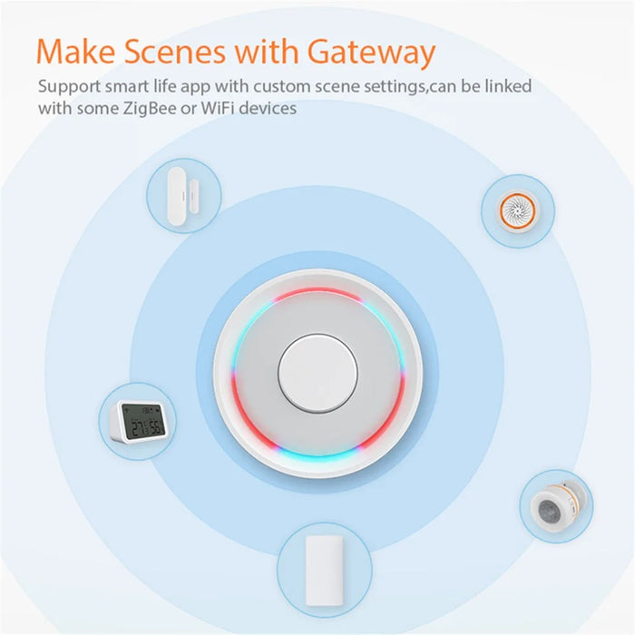 NEO NAS-WS05BH Tuya HomeKit and ZigBee Water Flood Sensor Smart Dual Mode Water Detector Flood Alarm (Without Battery) - 5