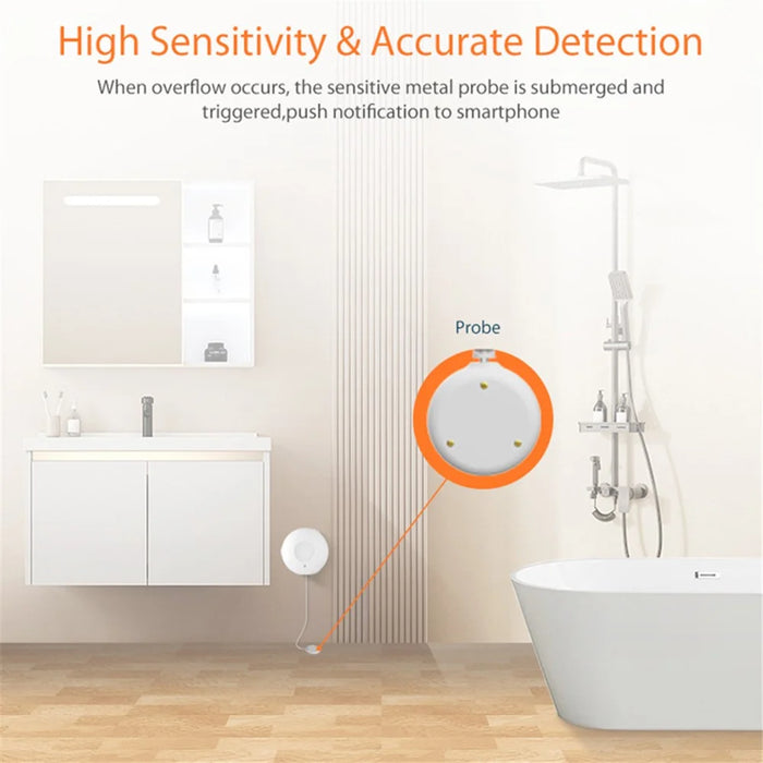 NEO NAS-WS02BH Tuya HomeKit and ZigBee Smart Water Detector Full Water Level Sensor - 7