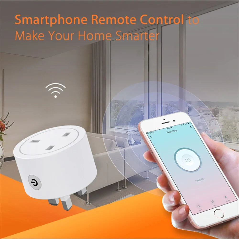 NEO NAS-WR16B Tuya ZigBee 3.0 Smart Socket Plug 16A Smartphone Control Power Plug with Power Meter, UK Plug - 5