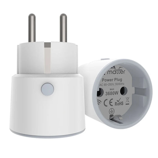 NEO NAS-WR01WM Matter WiFi Plug Remote Control 16A Socket with Power Consumption Display - EU Plug - 2
