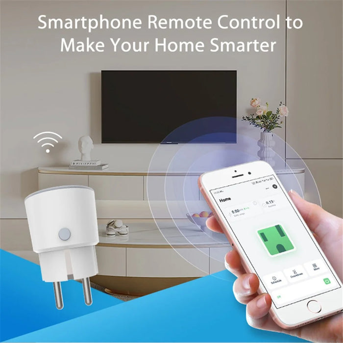 NEO NAS-WR01WM Matter WiFi Plug Remote Control 16A Socket with Power Consumption Display - EU Plug - 3