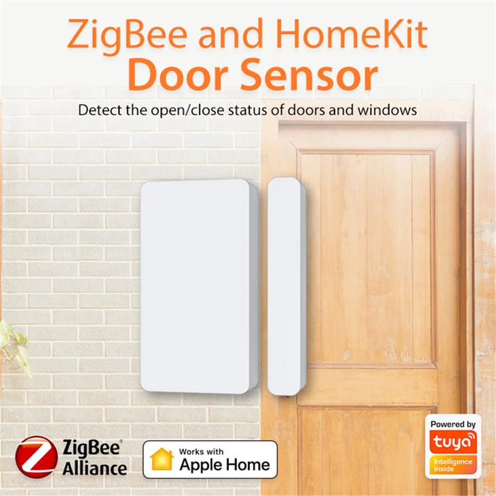 NEO NAS-DS05BH Tuya HomeKit and ZigBee Door Sensor Close / Open Window Smart Detector Support APP Control (Without Battery) - 2