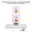 12-in-1 Keyboard Cleaning Kit for Laptops Computer Camera Lens Phone Screen Cleaner Brush Set - White+Orange - 2