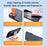 12-in-1 Keyboard Cleaning Kit for Laptops Computer Camera Lens Phone Screen Cleaner Brush Set - White+Orange - 6