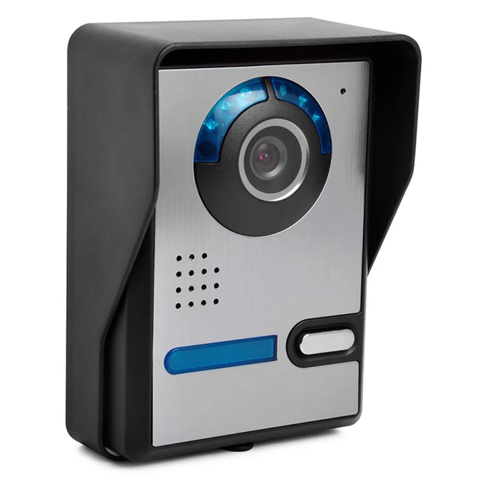 701FA11 Tuya App 7-inch WiFi Indoor Monitor + Waterproof Door Bell HD Camera, EU Plug - 2