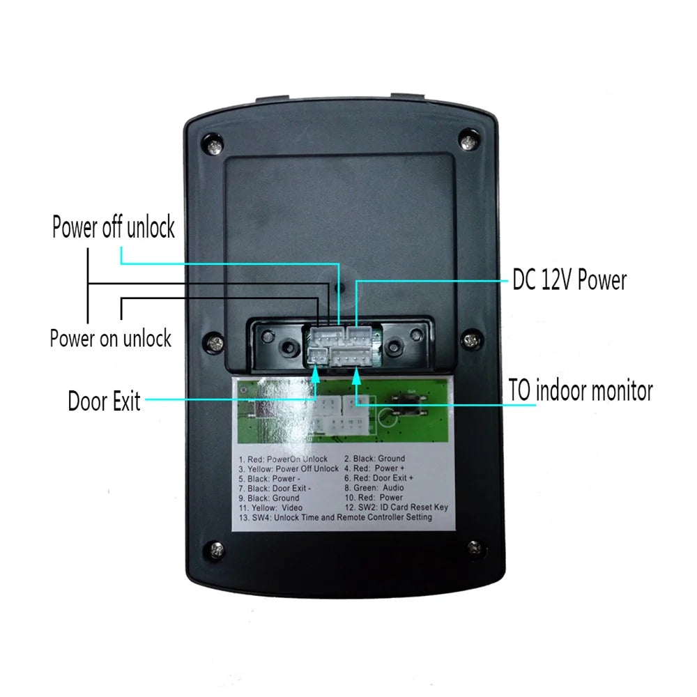 701FG11 Tuya App WiFi 7-inch Indoor Monitor + 1080P Motion Detection Door Bell Camera, EU Plug - 6