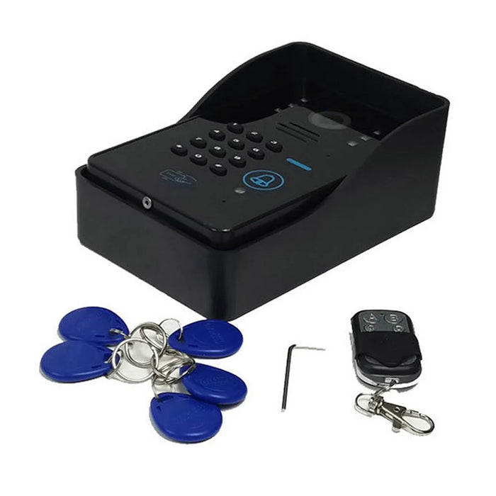 620MJIDS11 EU Plug 7" Video Doorbell Support Password / ID Card / Remote Unlock - 5
