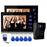 806MJIDS12 EU Plug 7-inch Home Intercom Video Doorbell, 1 Camera+2 Monitor - 1