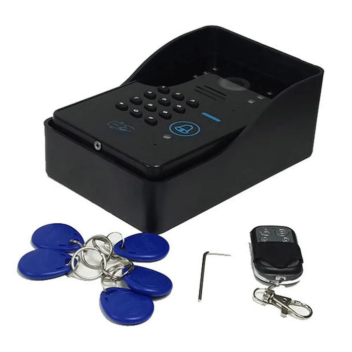 806MJIDS12 EU Plug 7-inch Home Intercom Video Doorbell, 1 Camera+2 Monitor - 6