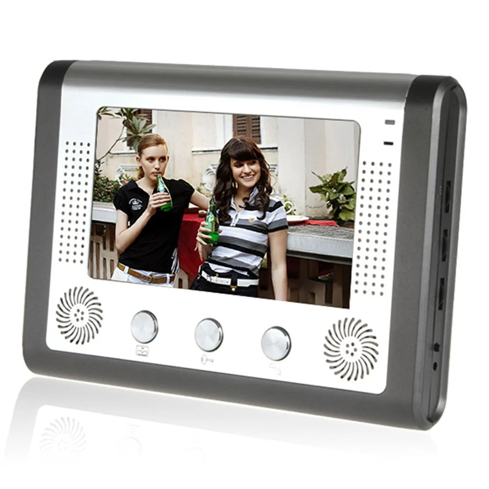 801FA11 7-inch Wired Video Doorbell Home Intercom Kit, EU Plug - 2