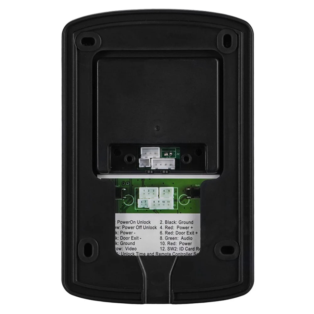 806FC11 7 Inch Color Screen Wired Intercom Video Doorbell System, EU Plug - 7
