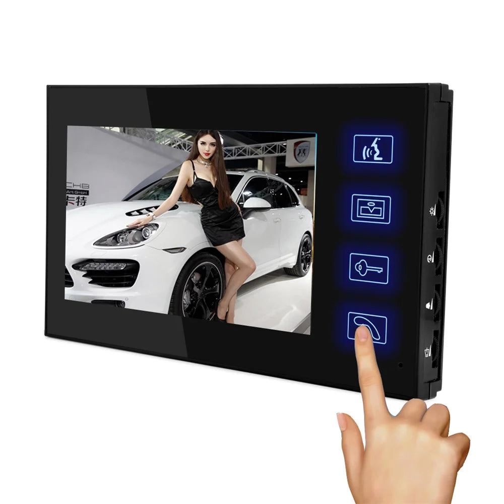 806MJIDS11 1 Camera+1 Monitor EU Plug 7-inch Home Intercom Video Doorbell - 3