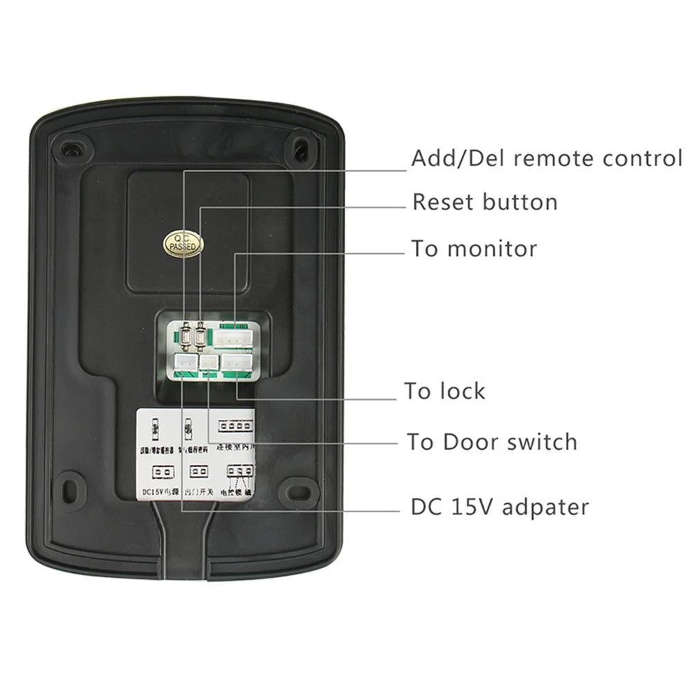 701FD22 Tuya Smart 1080P WiFi Visual Doorbell with Dual Display Support Motion Detection, EU Plug - 4