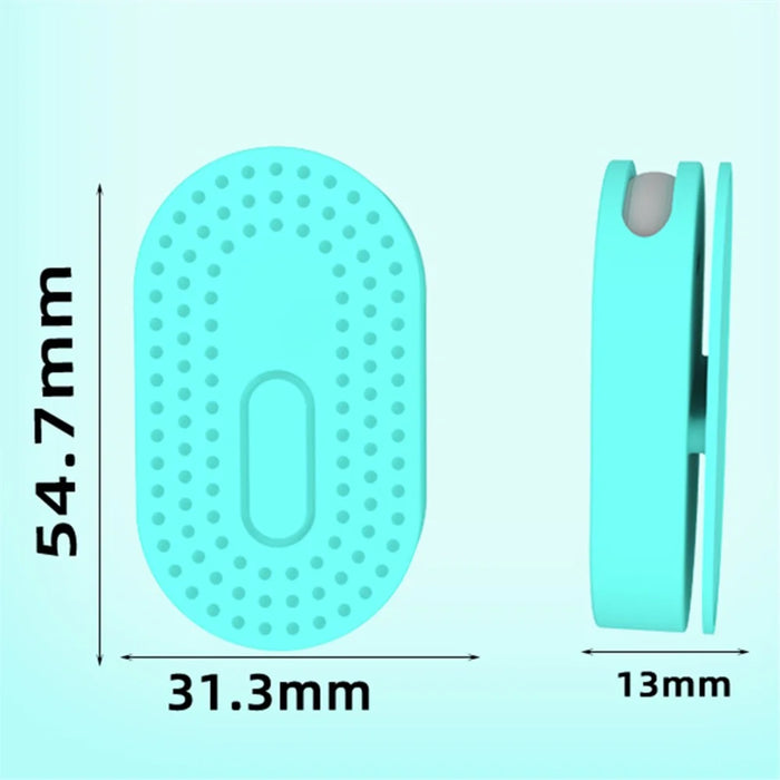 For Samsung Galaxy SmartTag2 Tracker Silicone Case Bluetooth-compatible Locator Cover with Adhesive - Black - 6
