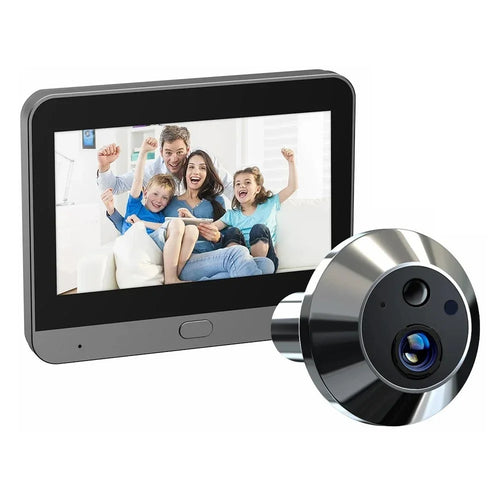 SY-36 4.3 inch Monitor Video Viewer Door Bell Night Vision Camera Smart Peephole - 1