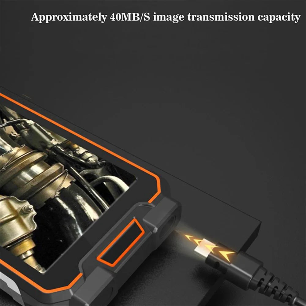 MS20 2m Hard Wire Triple Lens Endoscope LED Light Snake Borescope Inspection Camera - 5