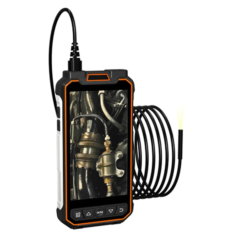MS20 10m Hard Wire Single Lens Endoscope Camera LED 5-Inch Screen Borescope - 1