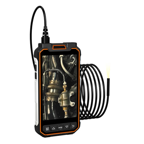 MS20 2m Hard Wire LED 5-Inch Screen Borescope Single Lens Endoscope Camera - 1