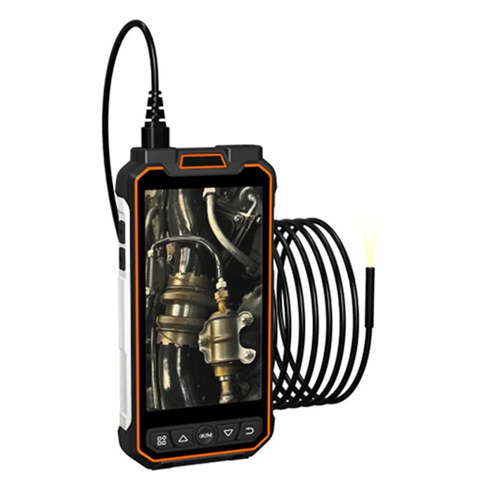MS20 2m Hard Wire LED 5-Inch Screen Borescope Single Lens Endoscope Camera - 1