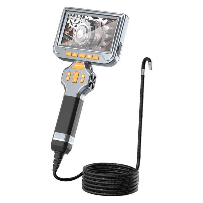 MS50 1.5m Hard Wire 5-inch Screen Industrial Endoscope 6mm Lens 1080P Borescope - 1
