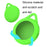 Soft Silicone Case for Pokemon Go Plus+ Anti-scratch Protective Cover with Wrist Strap - Luminous Green - 2