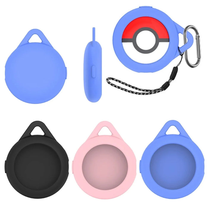 Soft Silicone Case for Pokemon Go Plus+ Anti-scratch Protective Cover with Wrist Strap - Luminous Green - 7