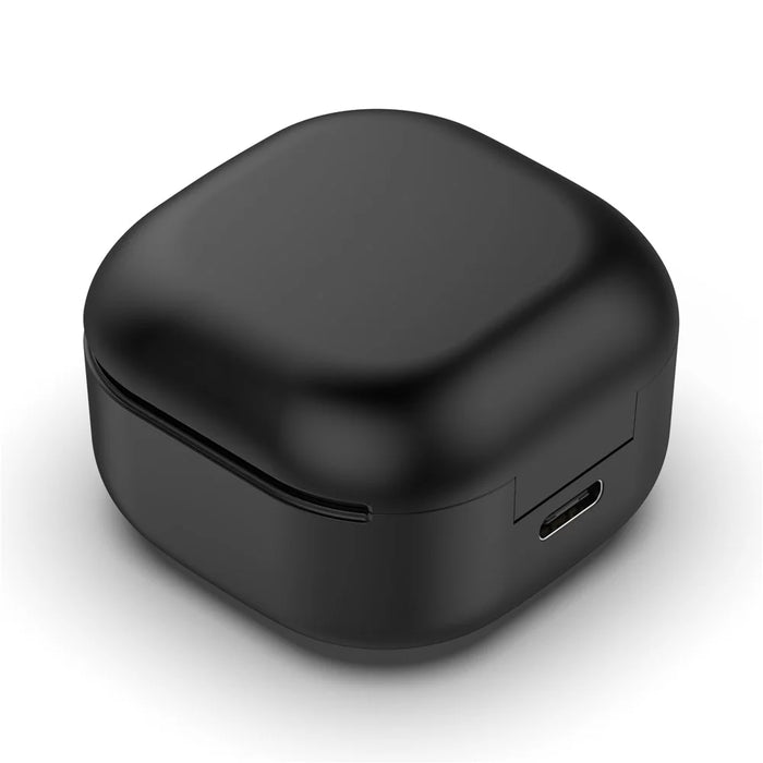 For Samsung Galaxy Buds FE SM-R400 Charging Bin Charger Cable + Replacement Charging Bin - Black - 2