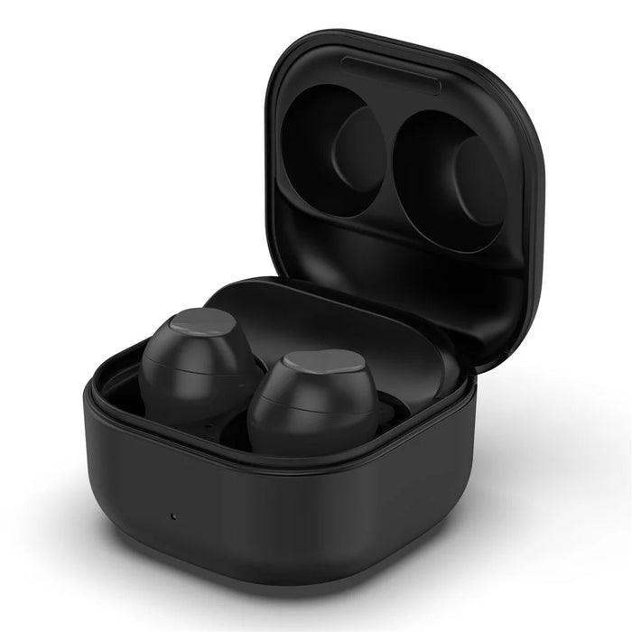 For Samsung Galaxy Buds FE SM-R400 Charging Bin Charger Cable + Replacement Charging Bin - Black - 4