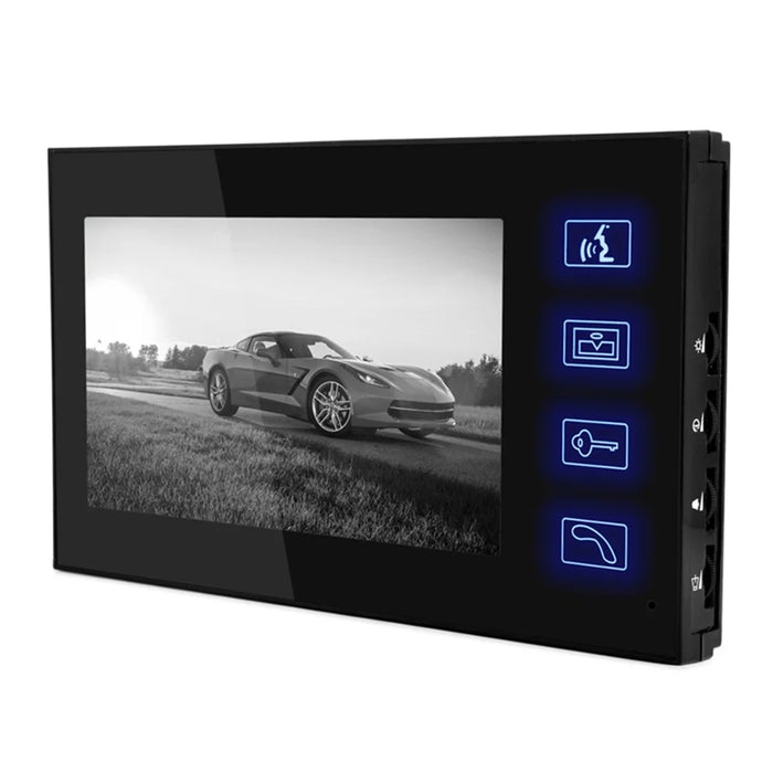 806FG11 7-inch Monitor Electronic Video Viewer Door Bell Night Vision Camera Smart Doorbell, US Plug - 2
