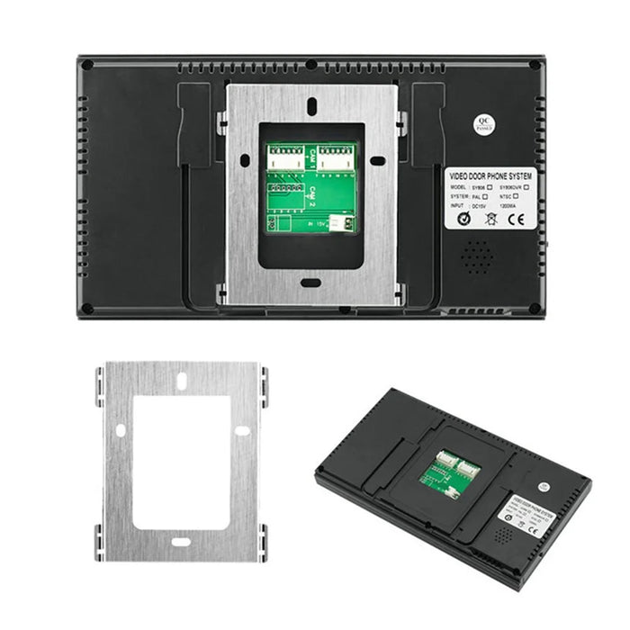 806FG11 7-inch Monitor Electronic Video Viewer Door Bell Night Vision Camera Smart Doorbell, US Plug - 6