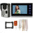 806FD11 7" Monitor HD Video Fingerprint Password Doorbell Camera with Remote Control, EU Plug - 1