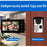 806FD11 7" Monitor HD Video Fingerprint Password Doorbell Camera with Remote Control, EU Plug - 3