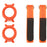 1 Pair Support Stand Case for JBL Flip Essential 2 / 3 SE Portable Bluetooth-compatible Speaker Silicone Sleeve Cover - Orange - 1