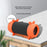 1 Pair Support Stand Case for JBL Flip Essential 2 / 3 SE Portable Bluetooth-compatible Speaker Silicone Sleeve Cover - Orange - 6