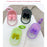 For Samsung Galaxy SmartTag2 TPU Case Bluetooth-compatible Tracker Cover with Ring Buckle - Green Bowknot+Green Ring - 5