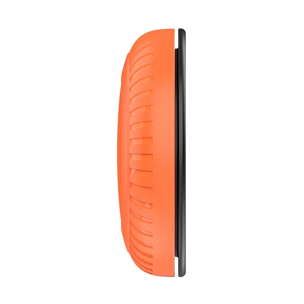 For AirTag Holder Case with Adhesive Sticker TPU+PC Protective Tracker Finder Cover - Orange - 4