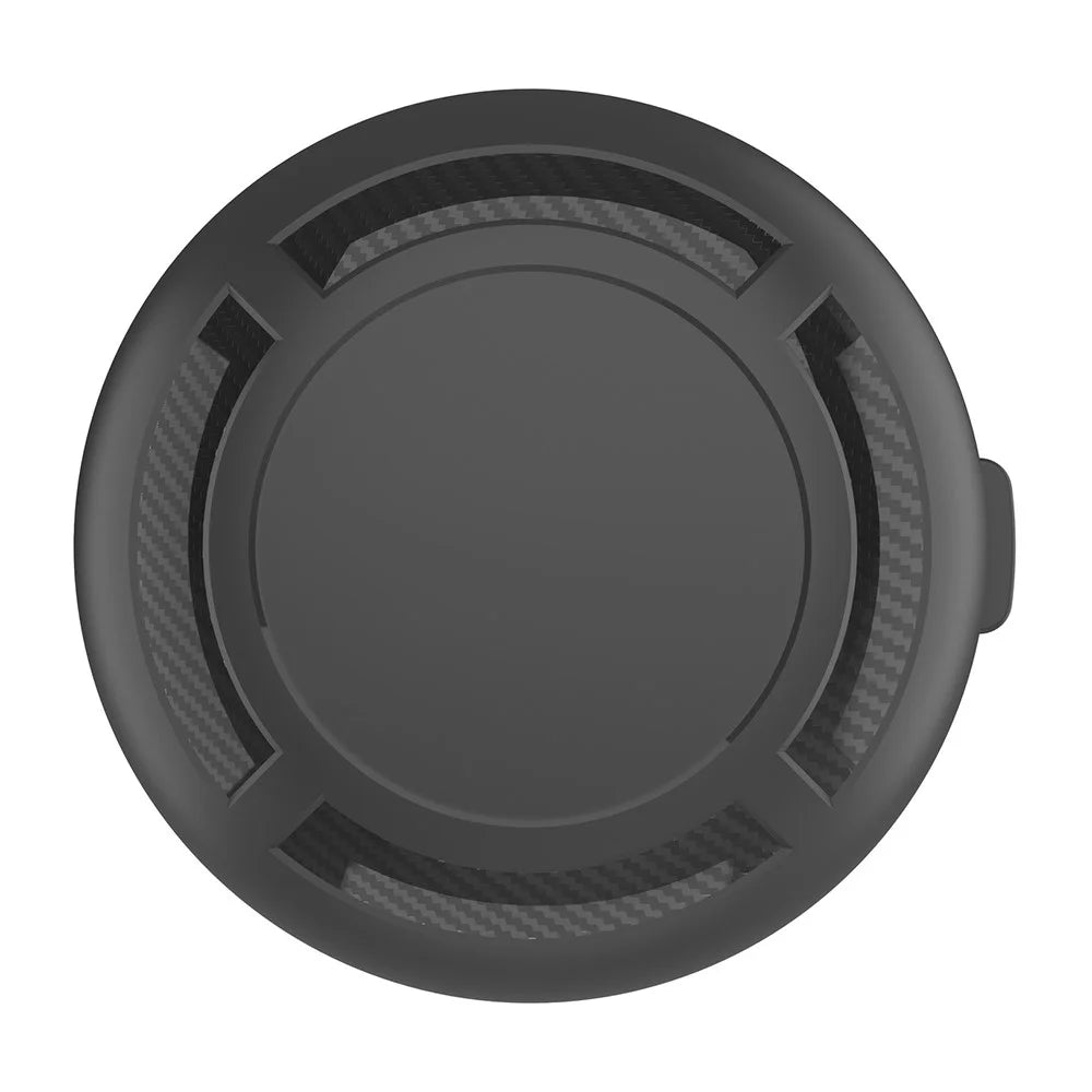 For AirTag Magnetic Case Shockproof TPU Protective Tracker Finder Cover - Black - 2