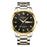 WLISTH Q351 Luminous Quartz Watch Bracelet with Calendar+Week Display - Black / For Men - 1
