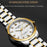 WLISTH Q351 Luminous Quartz Watch Bracelet with Calendar+Week Display - Black / For Men - 5
