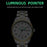 WLISTH S6150 Quartz Watch Luminous Wrist Bracelet with Stainless Steel Strap - Gold / for Men - 5