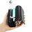 Case for IQOS 3 / 3 Duo , PU Leather Electronic Cigarette Storage Bag with Hook - Sapphire+Denim Dark Blue - 2