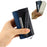 Case for IQOS 3 / 3 Duo , PU Leather Electronic Cigarette Storage Bag with Hook - Sapphire+Denim Dark Blue - 3