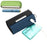 Case for IQOS 3 / 3 Duo , PU Leather Electronic Cigarette Storage Bag with Hook - Sapphire+Denim Dark Blue - 5