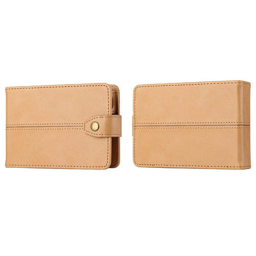 For IQOS Iluma One / Multi Protective Case E-Cigarette Holder Storage Bag - Light Brown - 1