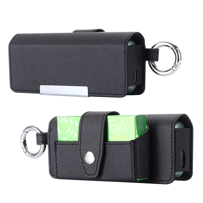 For IQOS Iluma Prime Protective E-Cigarette Case Storage Bag Portable Pocket - Black - 1