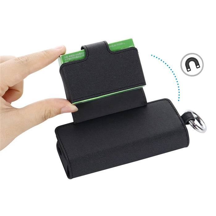 For IQOS Iluma Prime Protective E-Cigarette Case Storage Bag Portable Pocket - Black - 3