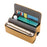 For IQOS 3 / 3 Duo / Iluma Cigarette Case Anti-Shock Protective Storage Cover - Light Brown - 2