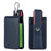 E-Cigarette Case for IQOS Iluma One / Multi , Storage Bag Shockproof Protective Cover - Navy Blue - 1