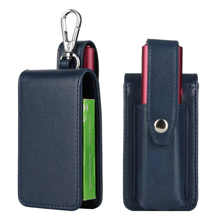 E-Cigarette Case for IQOS Iluma One / Multi , Storage Bag Shockproof Protective Cover - Navy Blue - 1