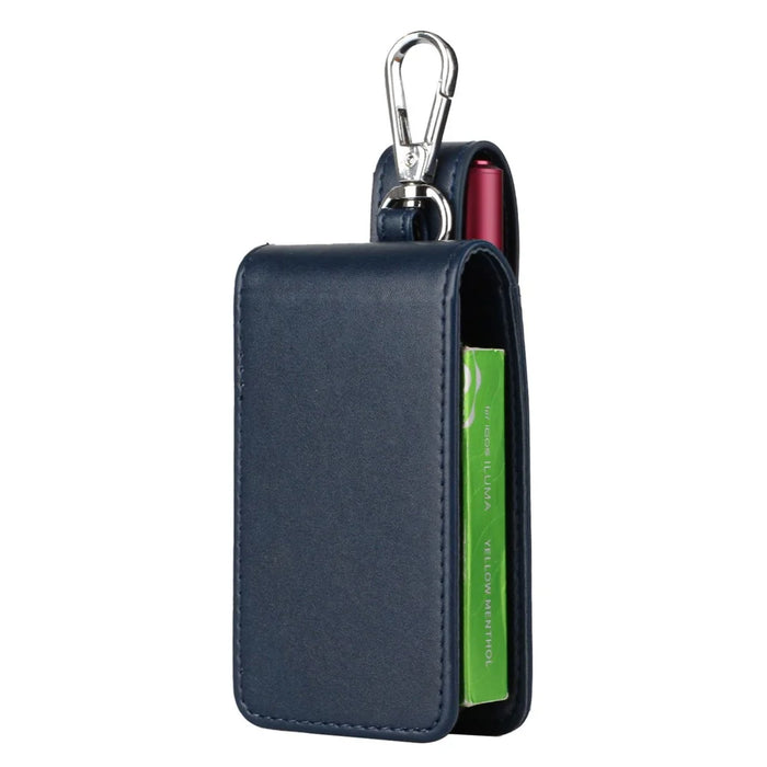 E-Cigarette Case for IQOS Iluma One / Multi , Storage Bag Shockproof Protective Cover - Navy Blue - 2
